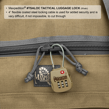 Maxpedition Tactical Luggage Lock 5