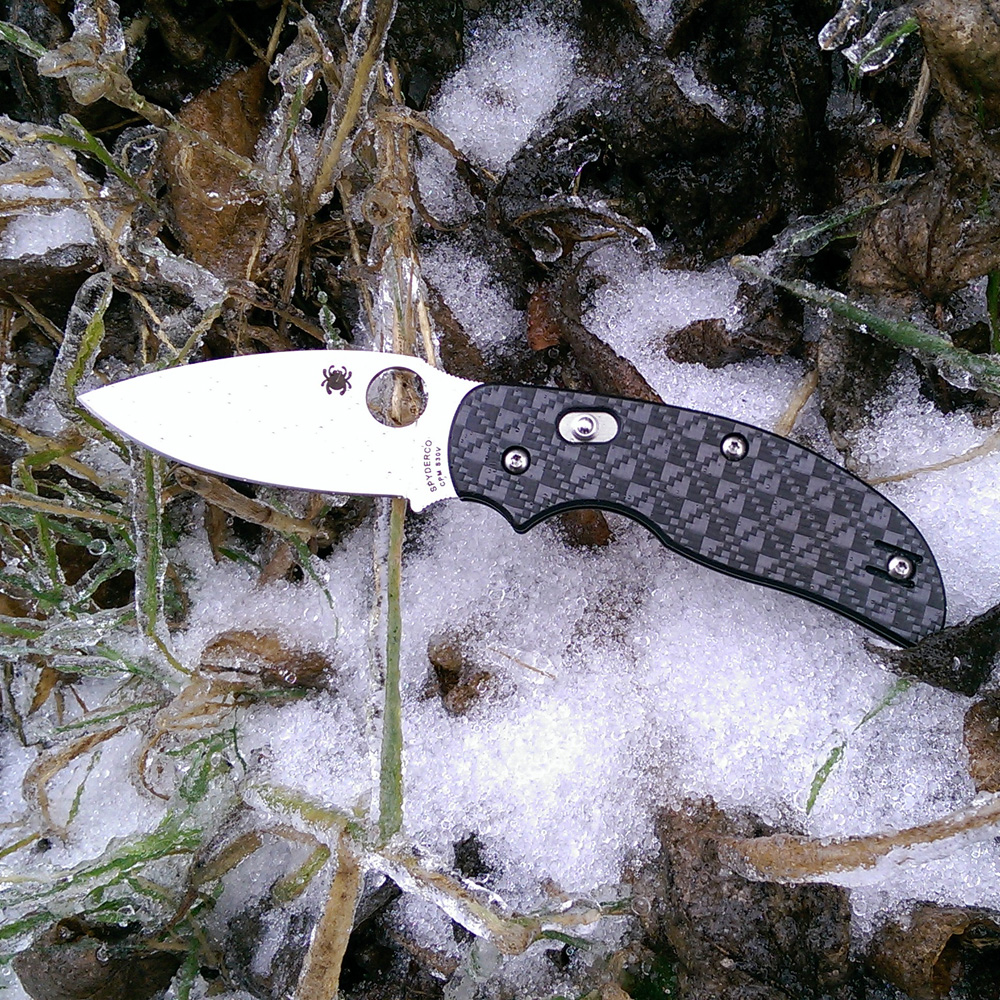 Spyderco Sage 3 Bolt Action Carbon Fiber 12