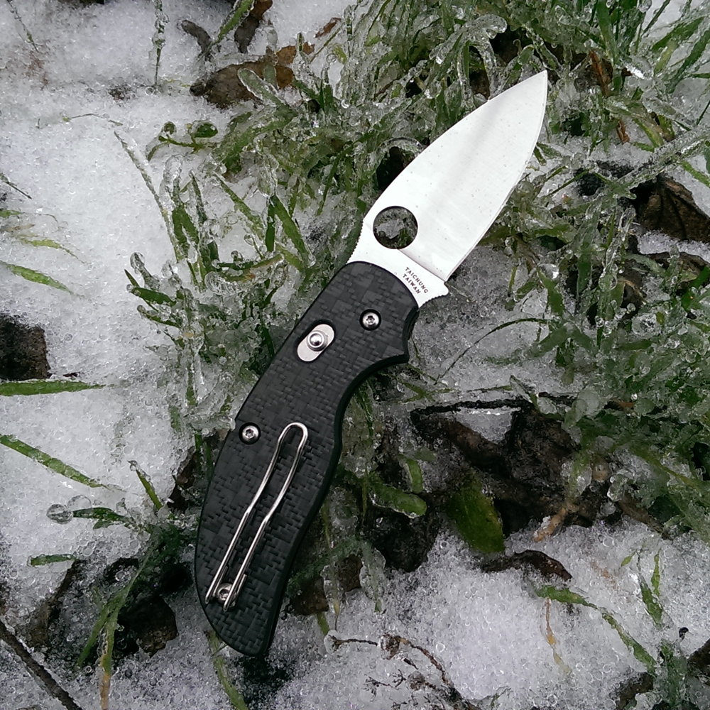 Spyderco Sage 3 Bolt Action Carbon Fiber 10