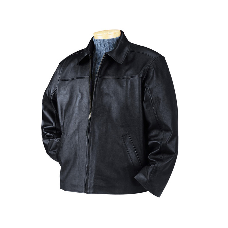 BulletBlocker NIJ IIIA Bulletproof Leather Jacket Armored Leather Jacket 1