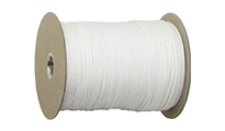 White Paracord Parachute cord (PARACORD550) 1 m