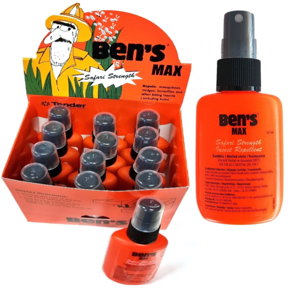 Ben's Max 50 DEET Tick and Insect Repellent 37 ml. 2