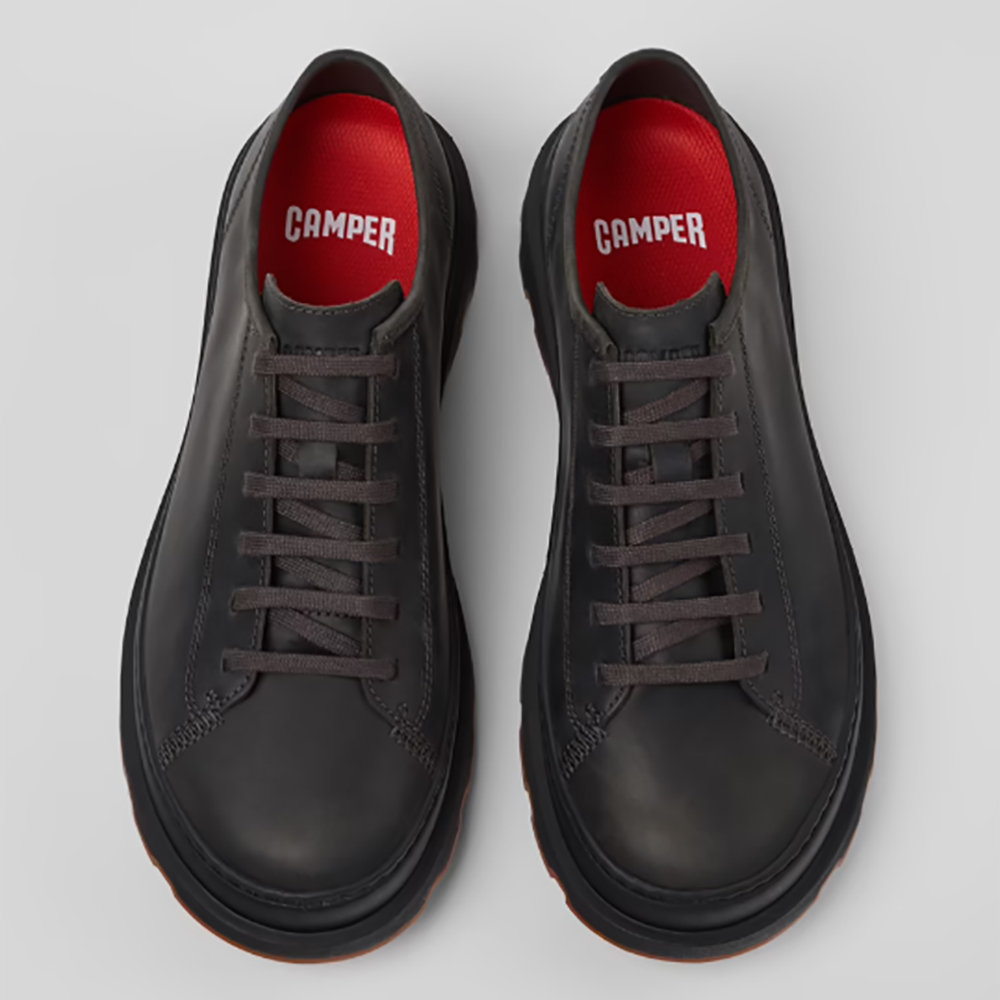 Camper Brutus+ Gray Nubuck Shoes for Men 4