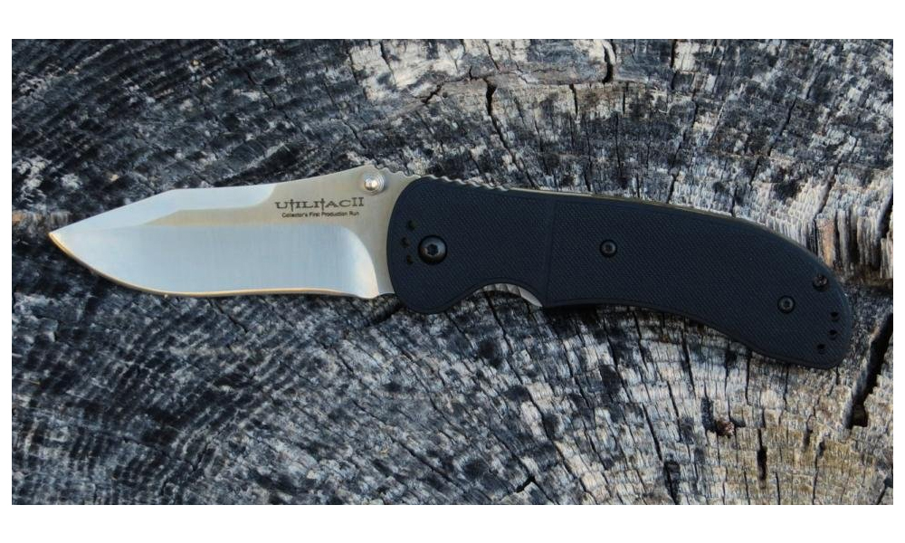 Ontario JPT-3R Drop Point - BLK Round Handle 3