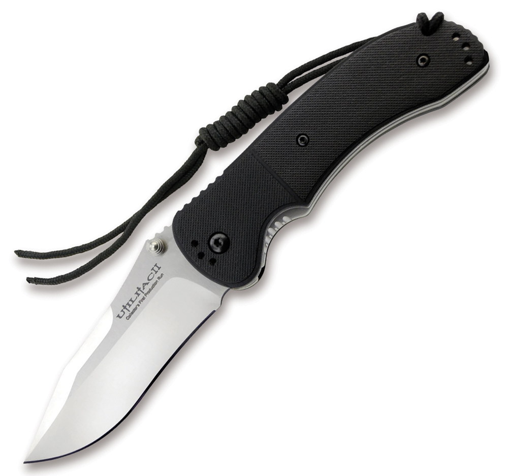 Ontario JPT-3R Drop Point - BLK Round Handle 1