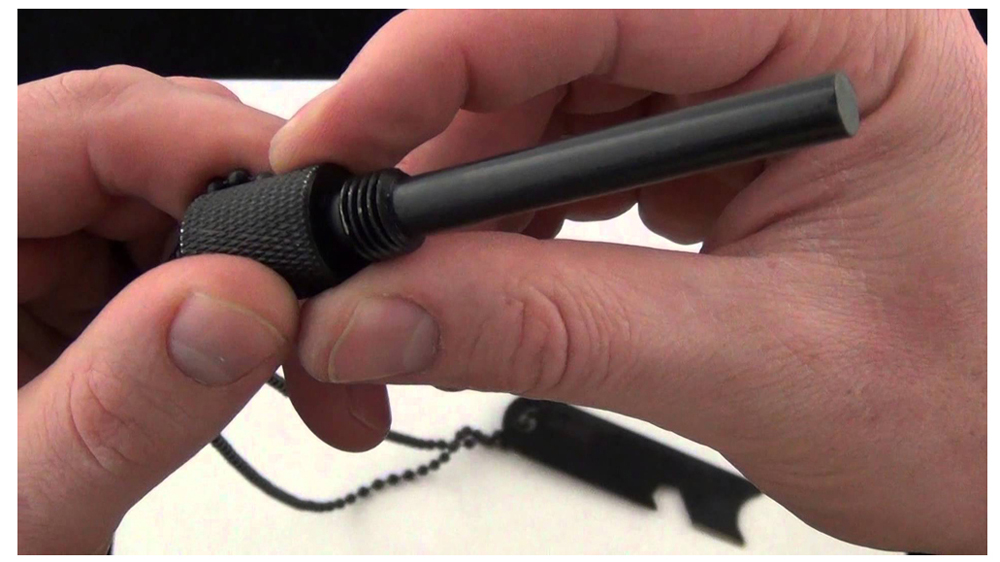 Magnesium Fire Starter with Integrated Compass Boker Plus 2