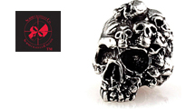 Schmuckatelli Skull Bead Pewter