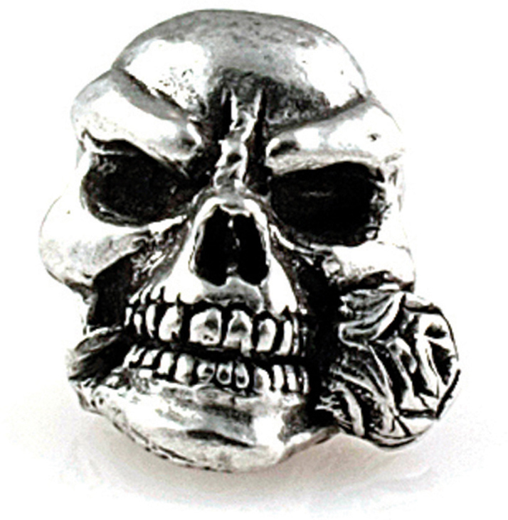 Schmuckatelli Skull Bead Pewter 8