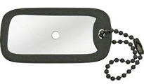 TOPS Knives Metal Signal Mirror - dog tag