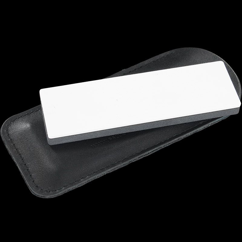 Fallkniven CC4 Ceramic-Ceramic Sharpener with Leather Sheath 2