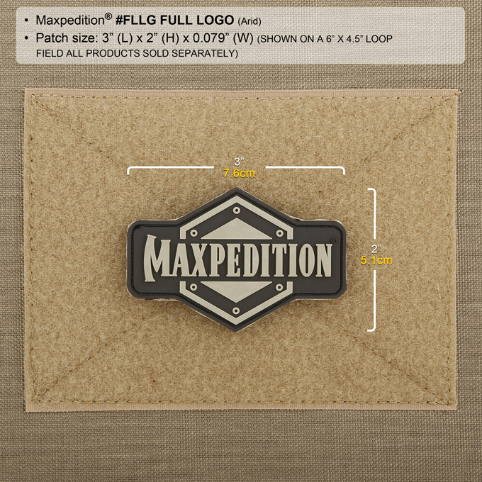 MAXPEDITION FULL LOGO PATCH Identification Patch 3