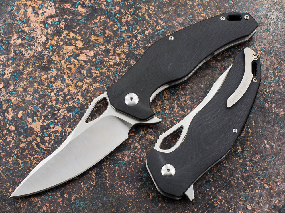 Brous Blades VR-71 Flipper-G10 Edition-Satin Finish 3