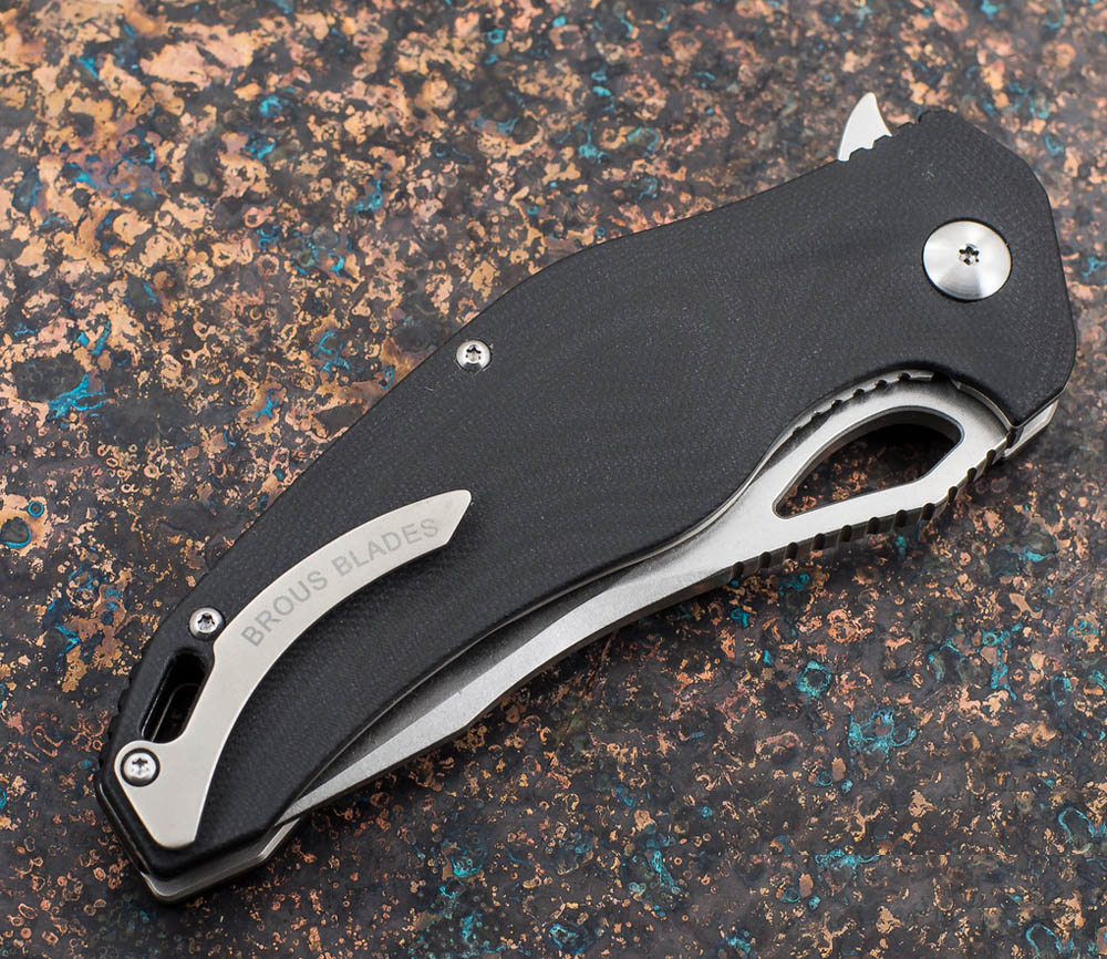 Brous Blades VR-71 Flipper-G10 Edition-Satin Finish 4