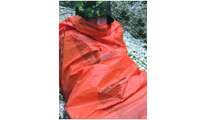 Polyethylene bag with printed survival instructions BCB