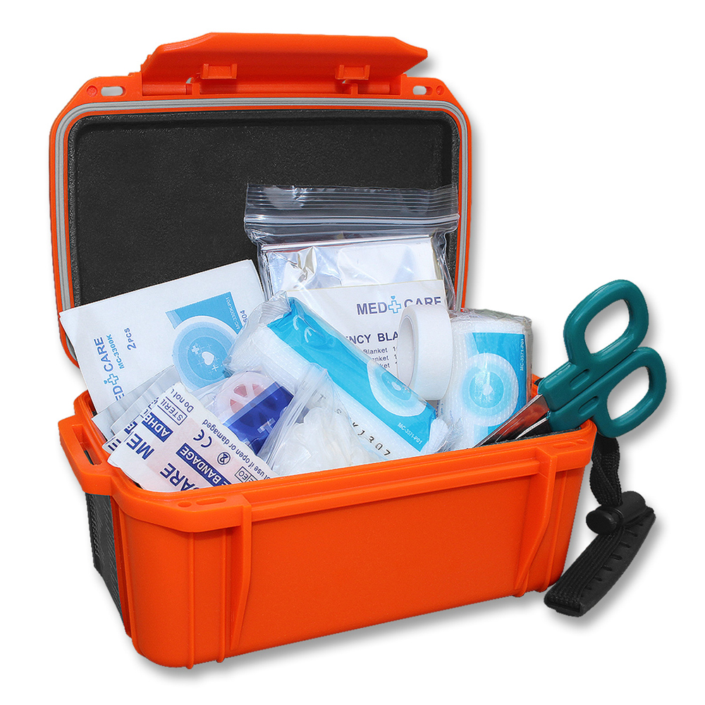 First Aid Kit Mil-Tec CAMPING FIRST AID KIT WATERPROOF ORANGE 2