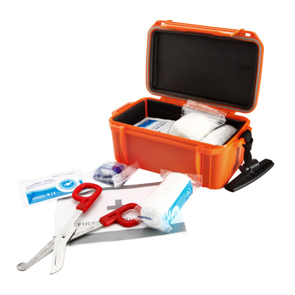 First Aid Kit Mil-Tec CAMPING FIRST AID KIT WATERPROOF ORANGE 3