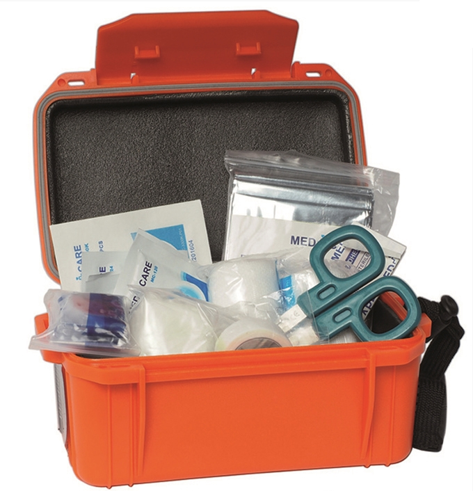 First Aid Kit Mil-Tec CAMPING FIRST AID KIT WATERPROOF ORANGE 1