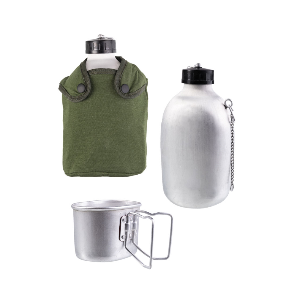 Aluminium Canteen with Aluminium Cup Mil-Tec 2