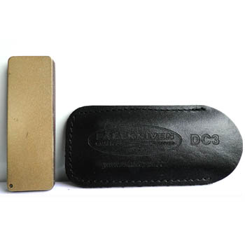 Fallkniven DC3 Diamond-Ceramic Sharpener with Leather Sheath 1