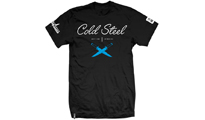 Cold Steel Cursive Black Tee Shirt