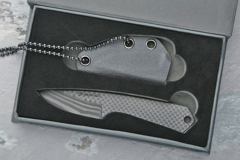 Bastion Carbon Fiber EDC Knife Strght 4