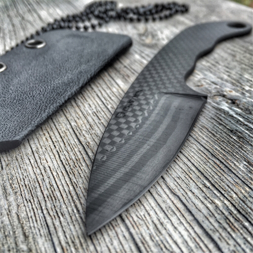 Bastion Carbon Fiber EDC Knife Curved 4