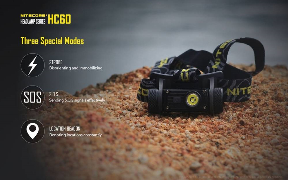 Nitecore HC60 Headlamp 11