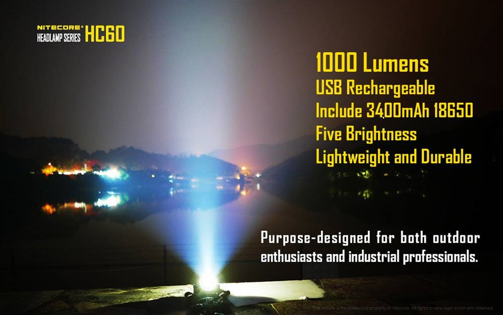 Nitecore HC60 Headlamp 3