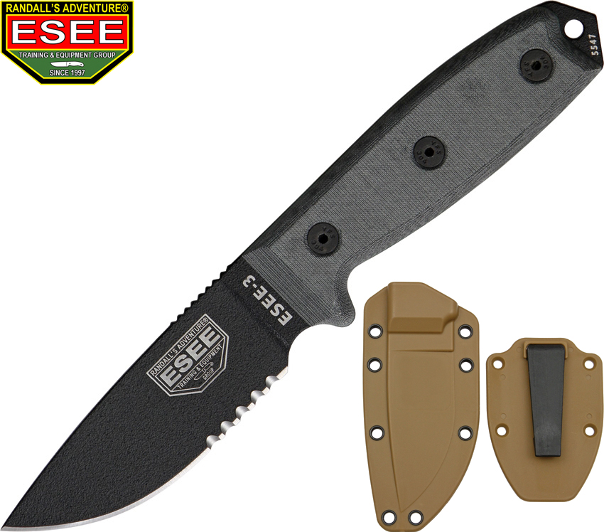 ESEE 3 BLACK BLADE 4