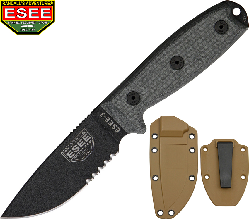 ESEE 3 BLACK BLADE 5