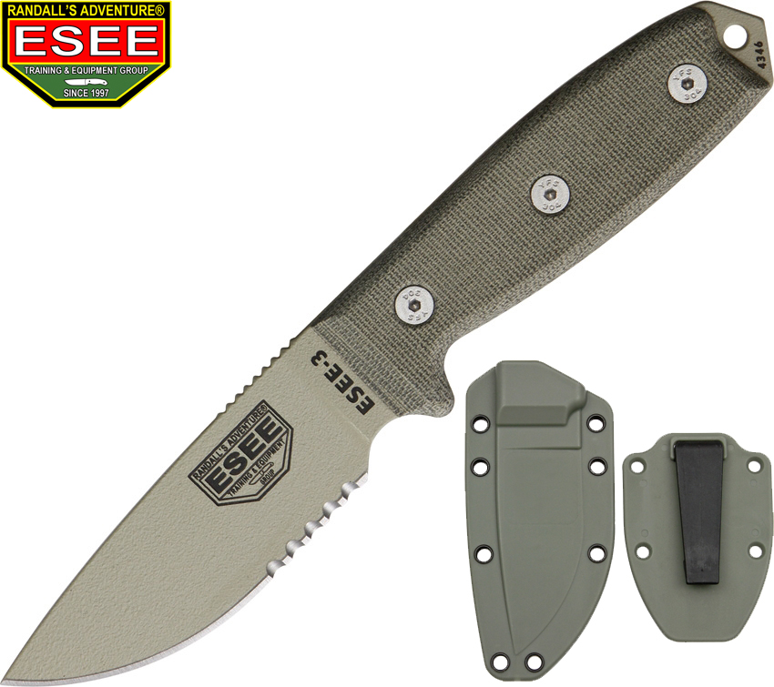 ESEE 3 DESERT BLADE 4