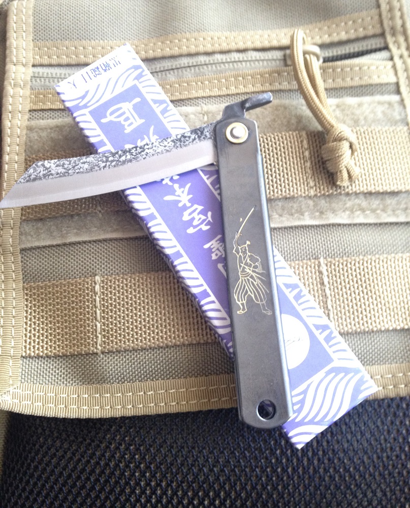 Higonokami Hammer Finished Black Folder 4