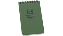 Rite in the Rain 3 x 5 Top Spiral Notebook Waterproof Notebook