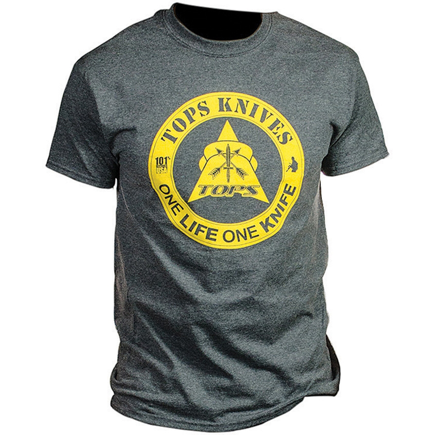 TOPS T-Shirt One Life Dark Heather T-Shirt 1