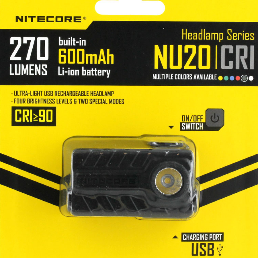 Nitecore NU20 CRI Headlamp 3