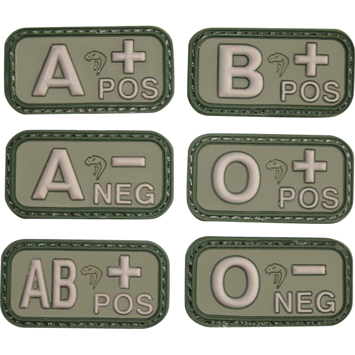 Rubber Blood Group Patch 1