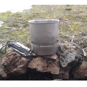 BCB Crusader Cooker Stainless Steel Cooking System 4