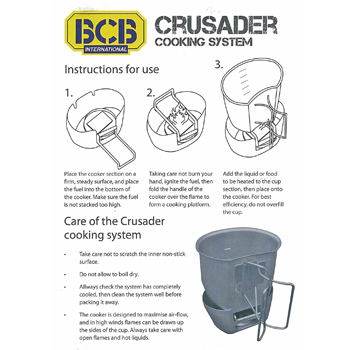 BCB Crusader Cooker Stainless Steel Cooking System 7