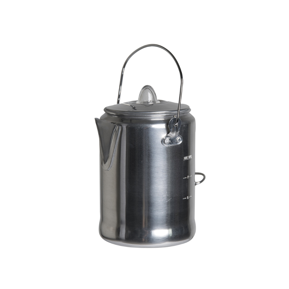 Mil-Tec Aluminium Coffeepot with Percolator (9 cups) 1