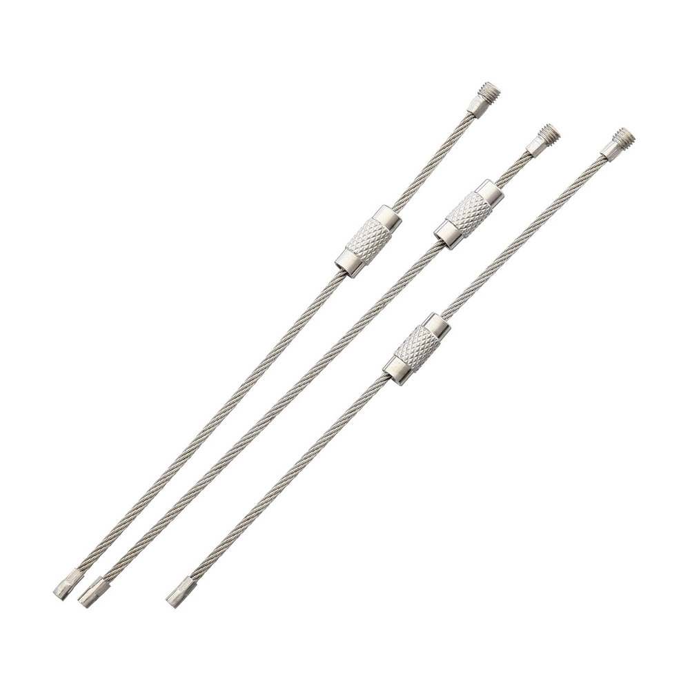 Everyman Cable Key Rings 3 Pack Keychain 3