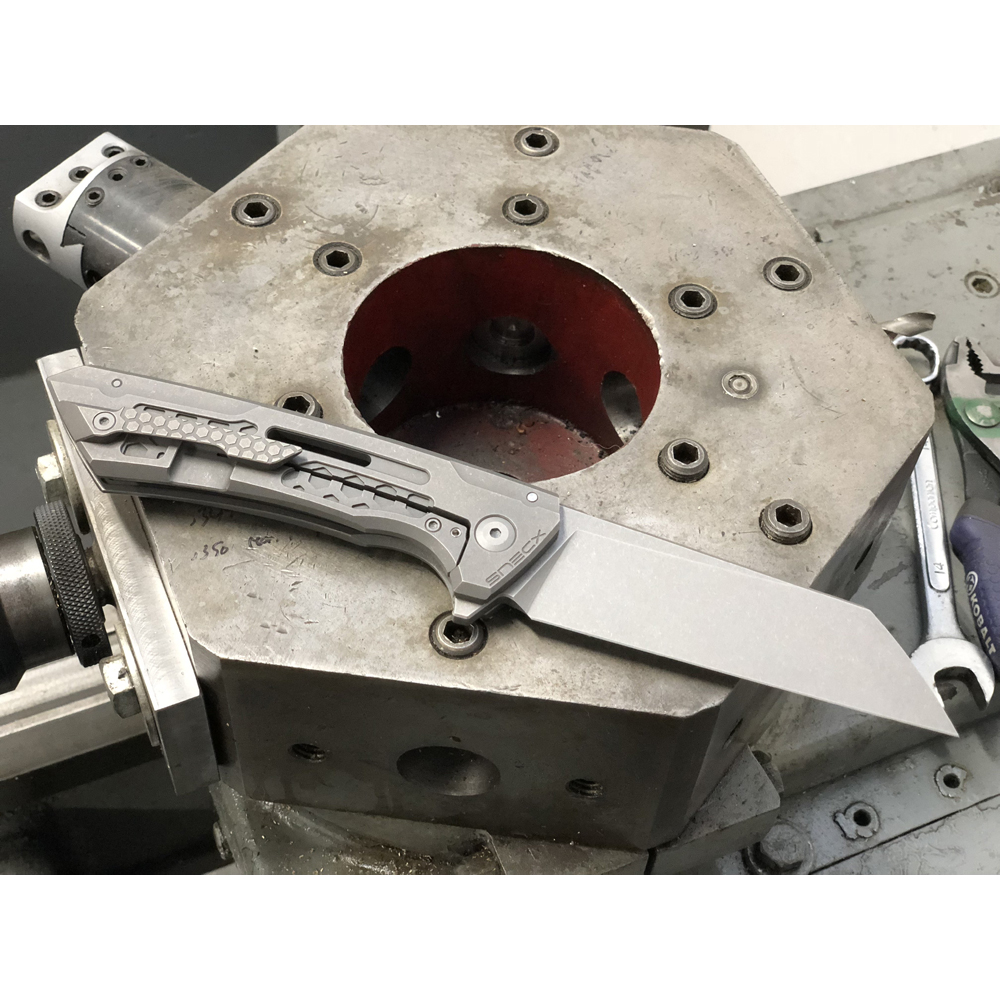 Hoback Buster Framelock Stonewash 6