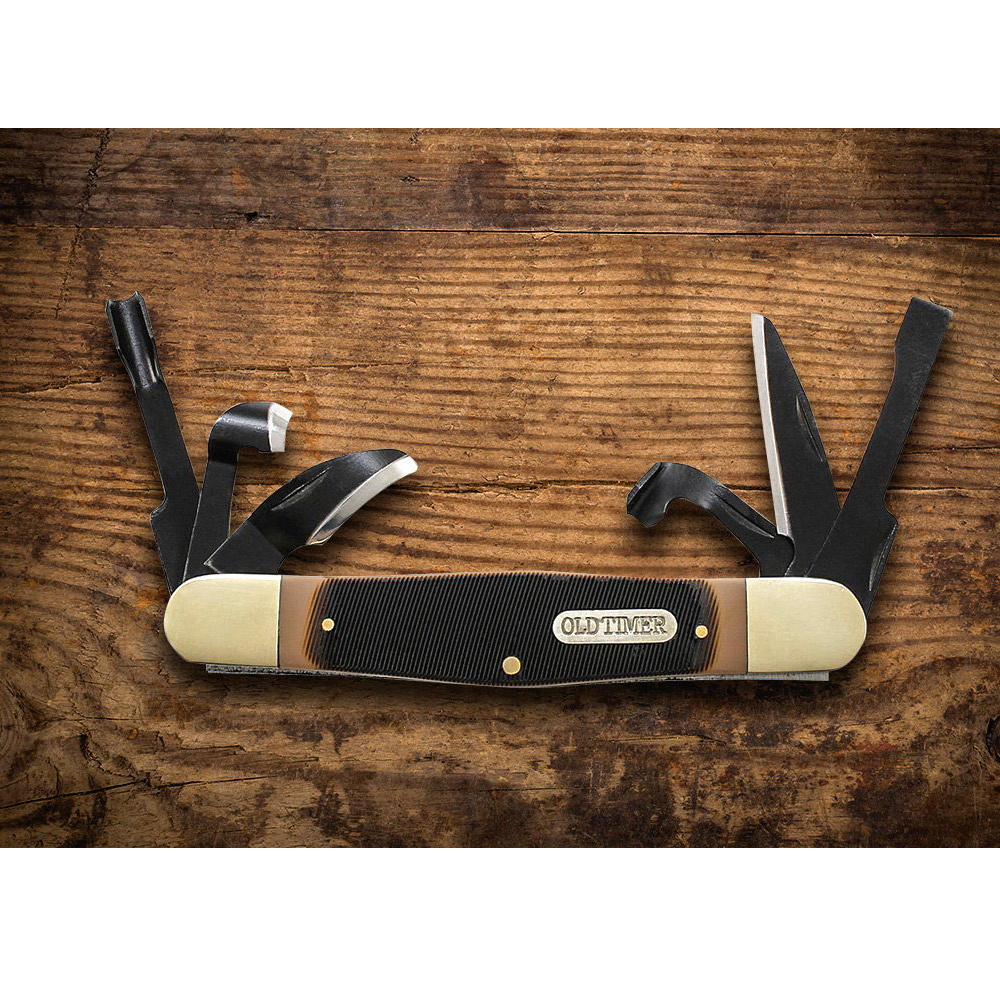 Schrade Old Timer Splinter Carving 7