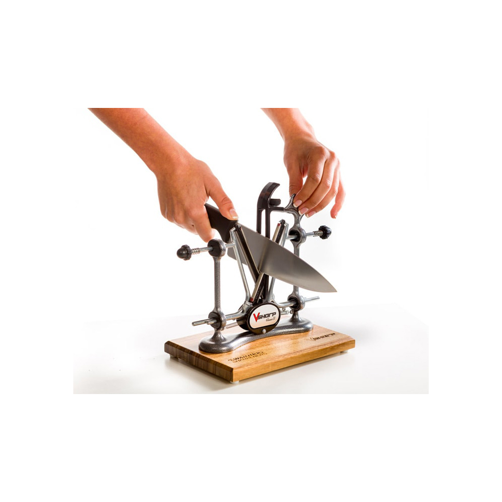 Warthog V-Sharp Classic II Gunmetal Sharpener 2