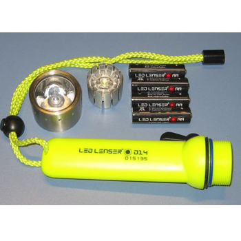 Led Lenser D 14 Frogman Neon Flashlight 2