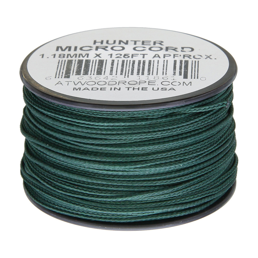 Atwood Rope Micro Cord 125 ft Hunter Braided Cord 1