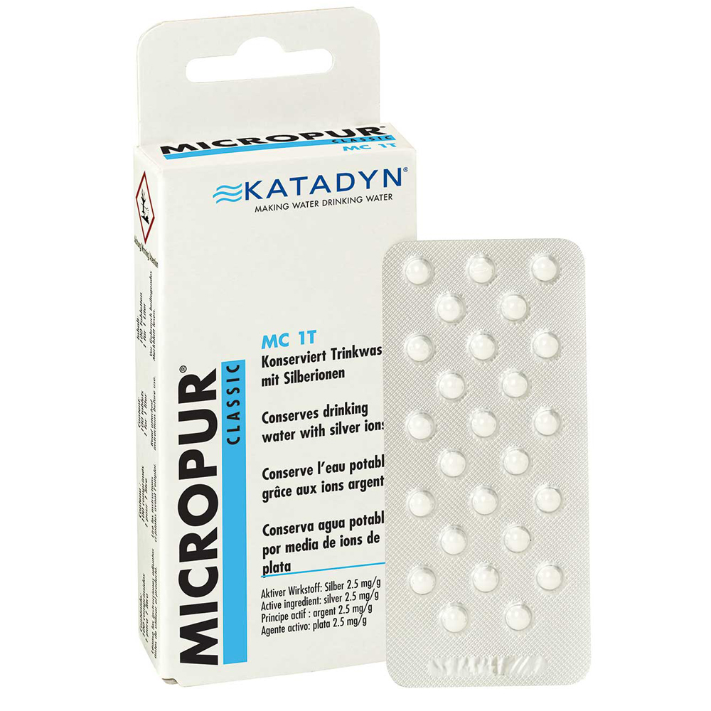 Katadyn Micropur Classic MC 1T Water Purification Tablets 1