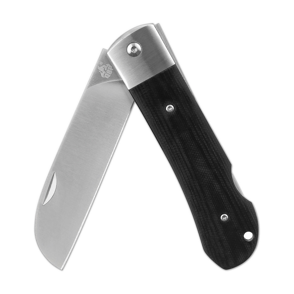 QSP Worker Lockback Black G10 4