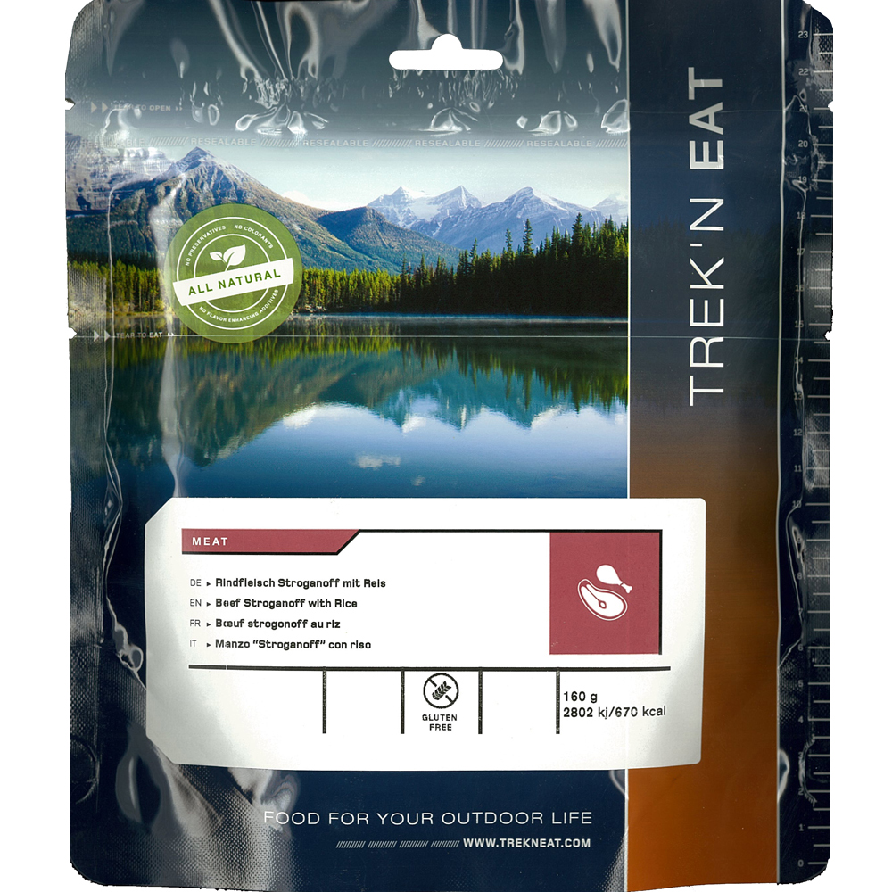 Trek’n Eat Beef Stroganoff with Rice - MEAT 1