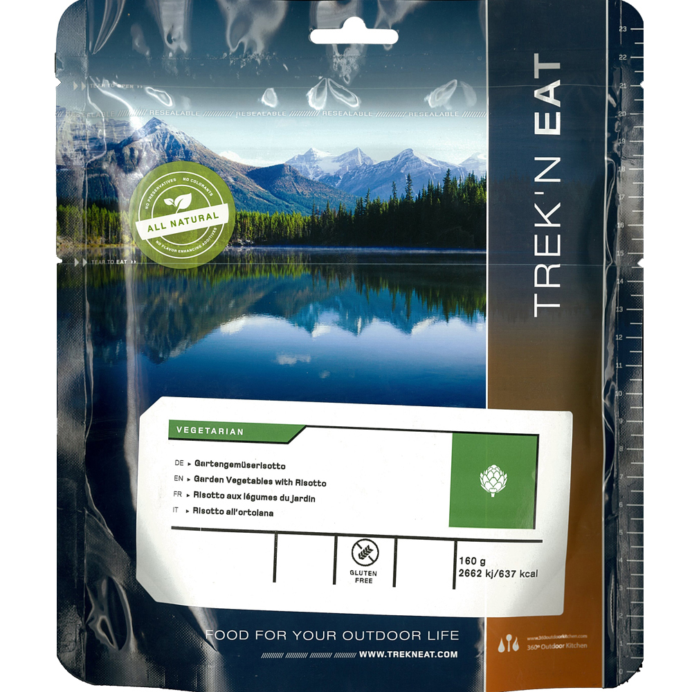 Trek’n Eat Garden Vegetables &amp; Risotto - VEGETARIAN 1