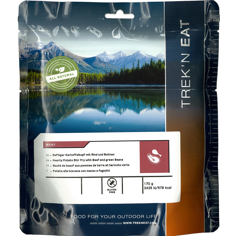 Trek’n Eat Potatoes with Beef and Green Beans - MEAT 1